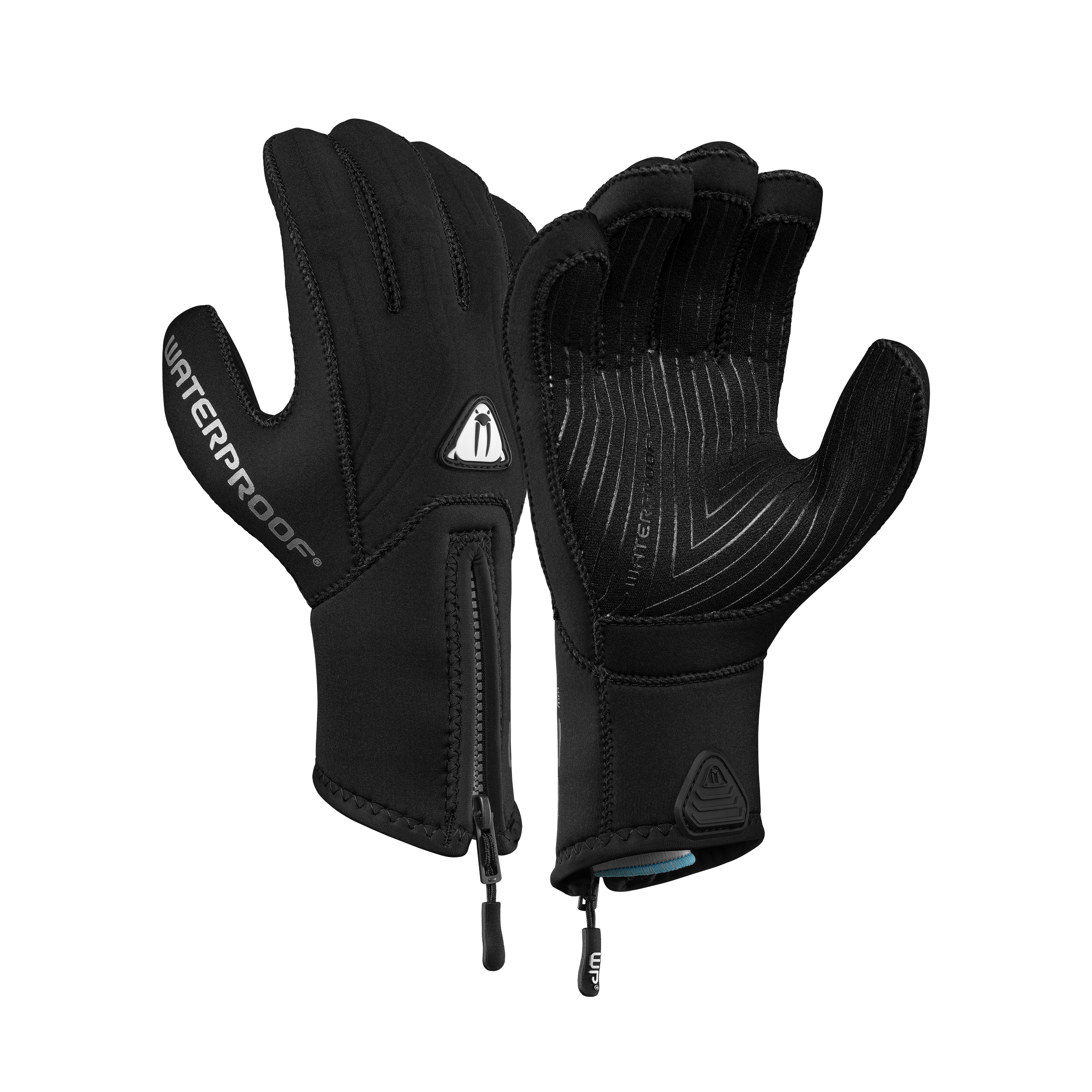 WATERPROOF - G1 5mm 5-finger Semidry with Zipp neoprene gloves