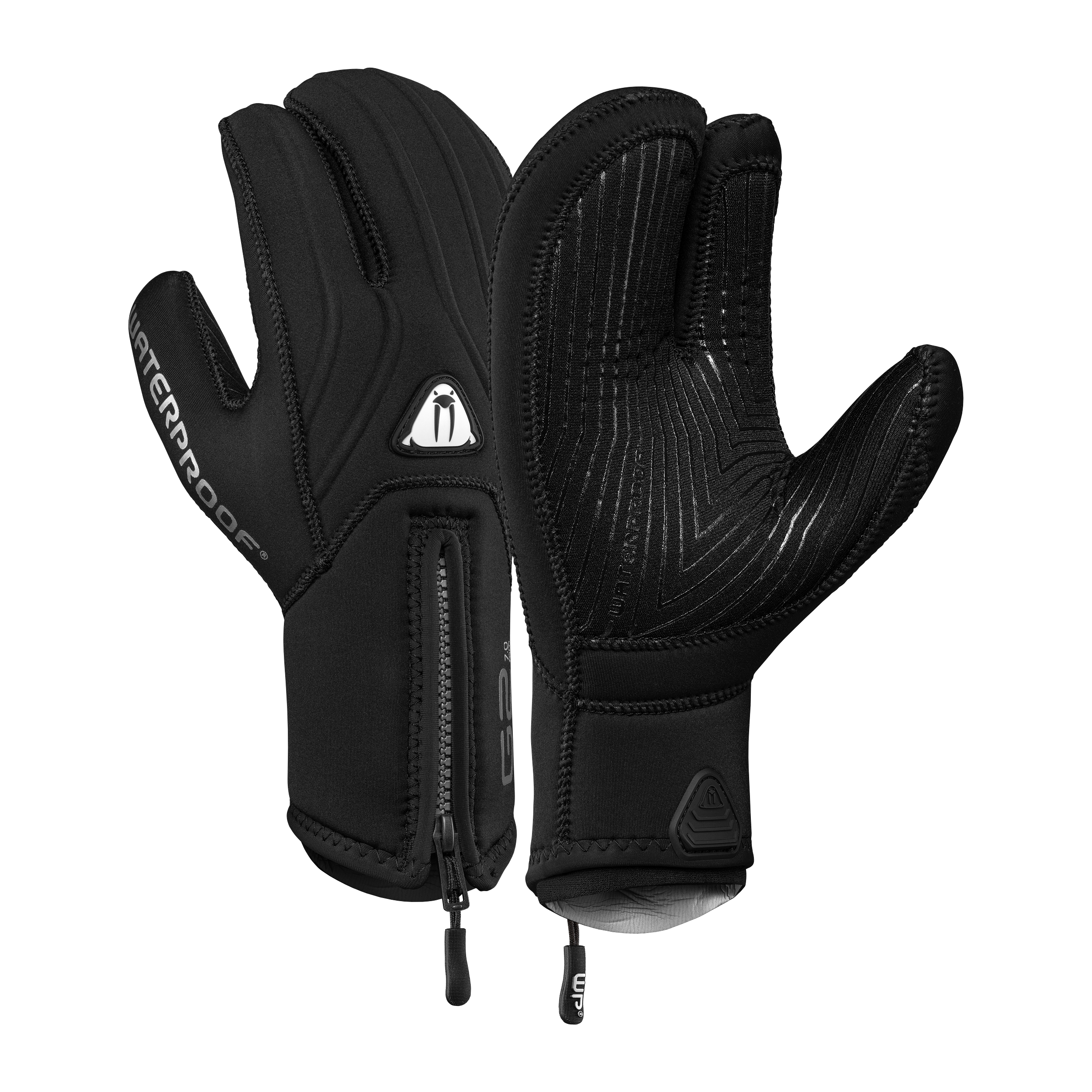 WATERPROOF - G1 7mm 3-finger Semidry with Zipp neoprene gloves