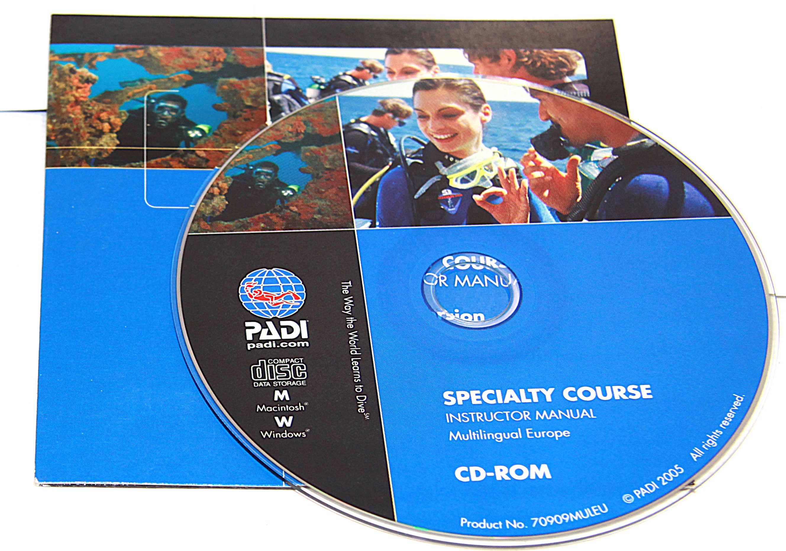 PADI CD-ROM Specialty Instructor Manual (E/DU/F/G/I/S)