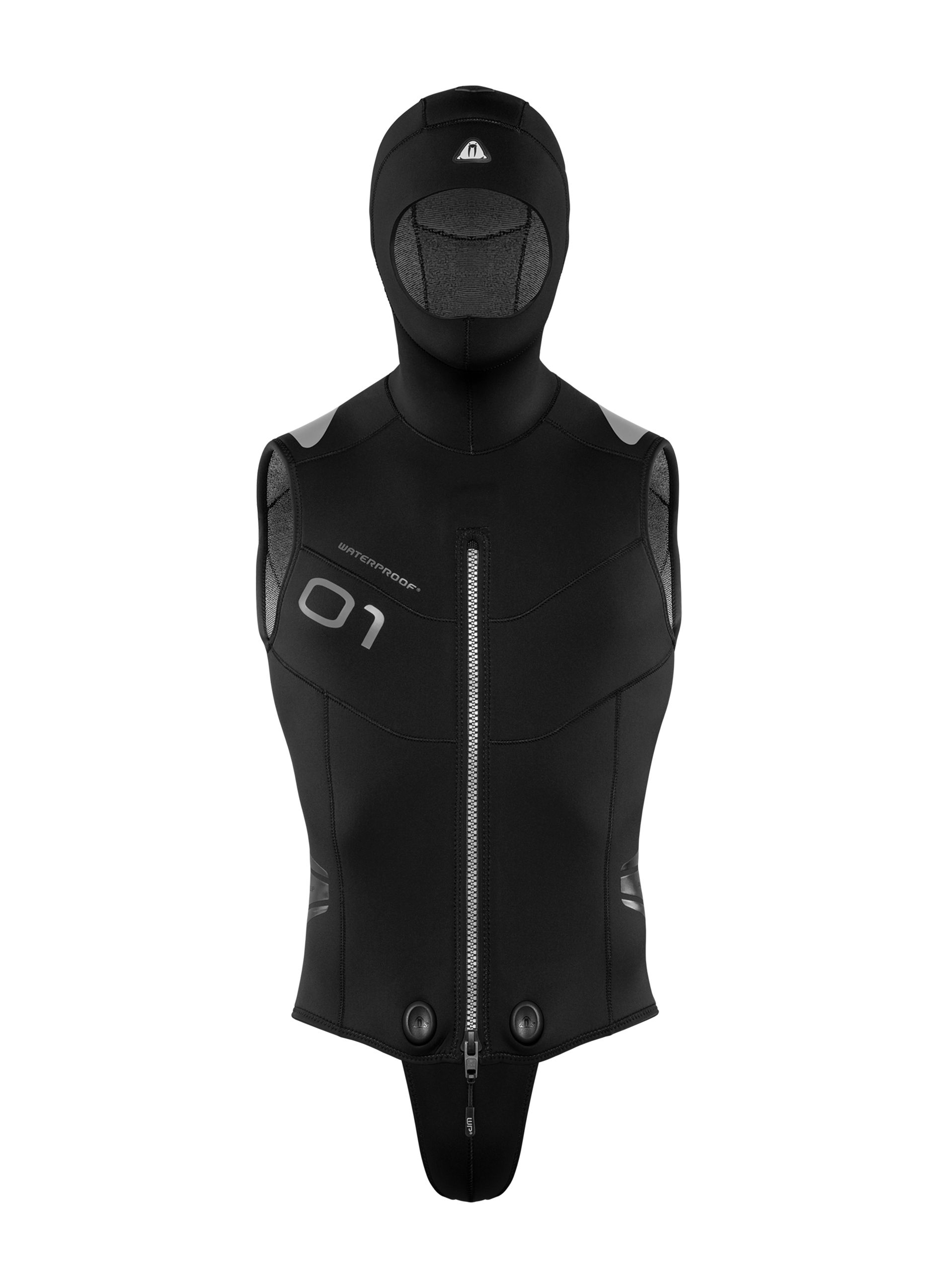 WATERPROOF - Overvest W-Series 5mm with hood Man